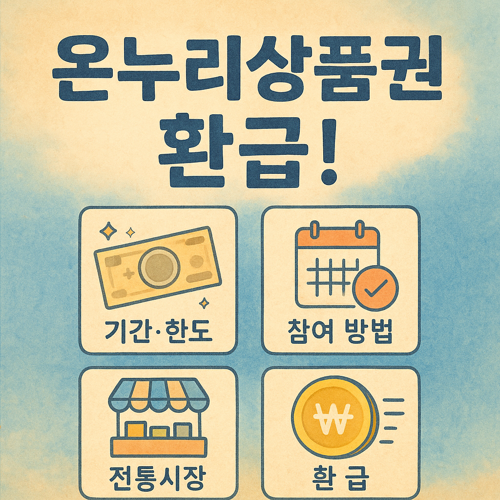 온누리상품권 환급
