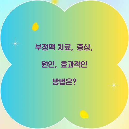 부정맥 치료