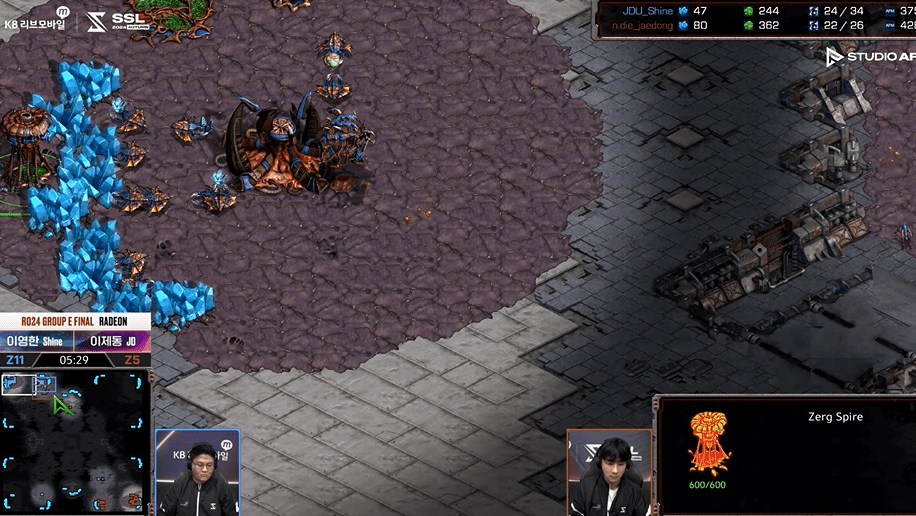 SSL 스타리그 24강 E조 최종전 빌드1