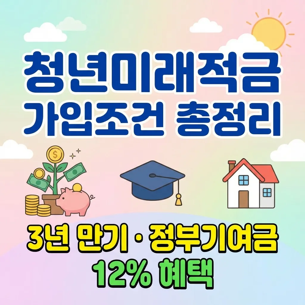 청년미래적금 가입조건 총정리｜3년 만기&middot;정부기여금 12% 혜택