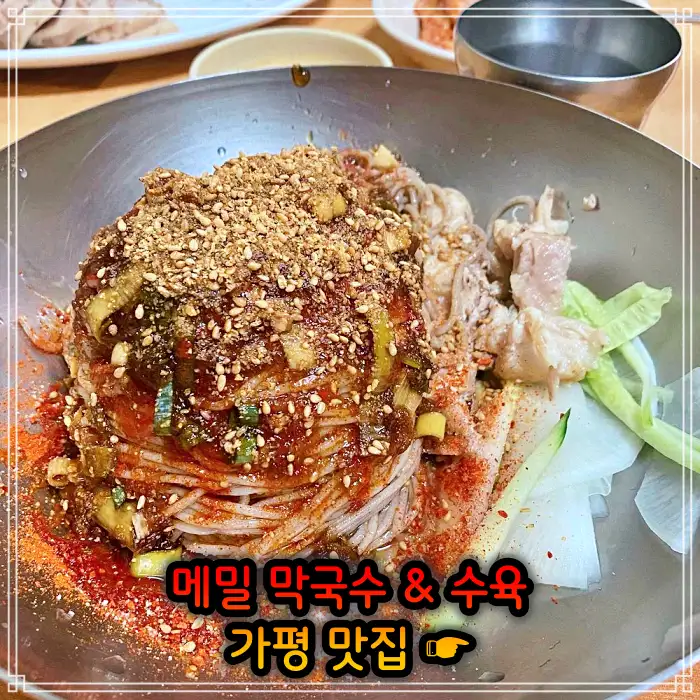 경기 가평 맛집 수도권 최고의 막국수