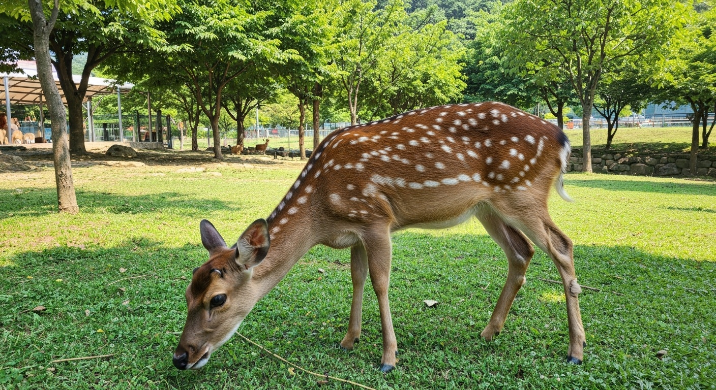 사슴 농원 꽃사슴