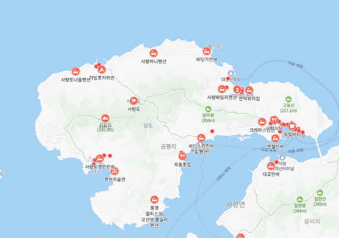 통영 사량도 배시간표