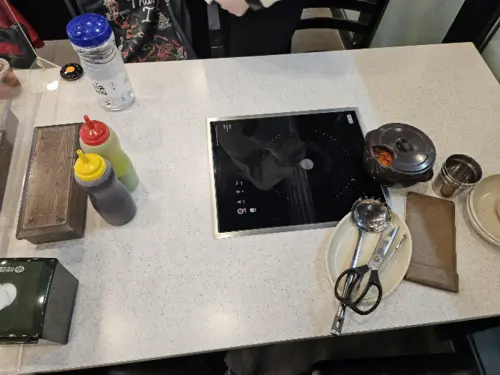 테이블 세텡