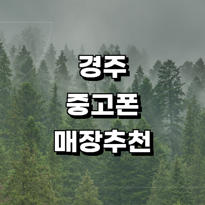 경주시 중고폰