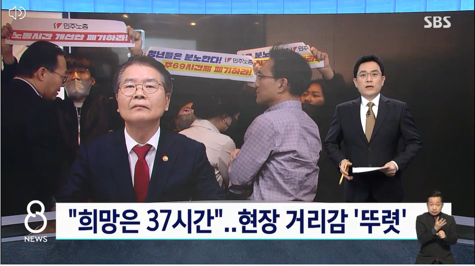 2023.근로시간제도개편.희망은 주37시간,연차도 다못써.현장거리감뚜렷