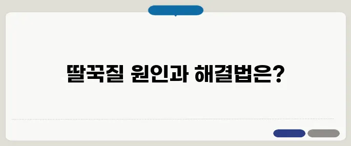 딸꾹질이 안멈춰요 원인과 해결
