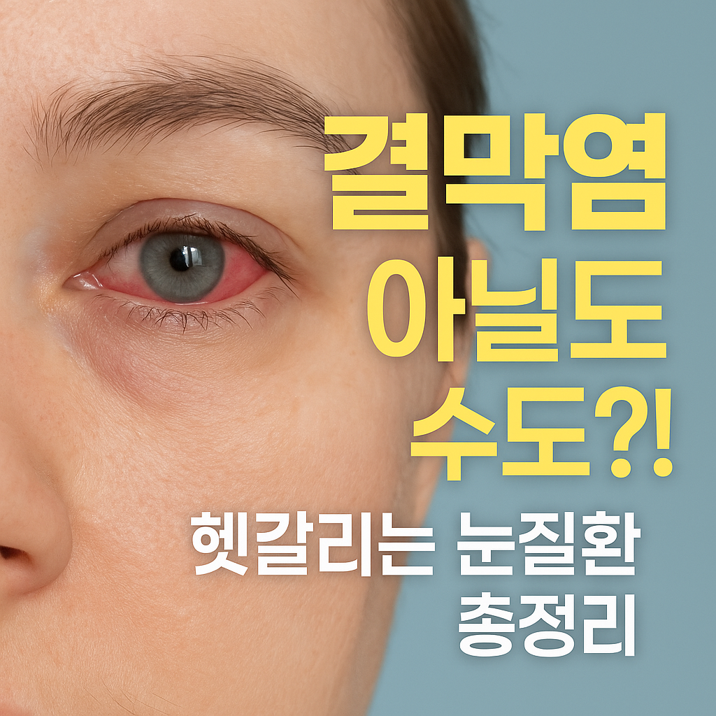 결막염과 헷갈리기 쉬운 눈질환