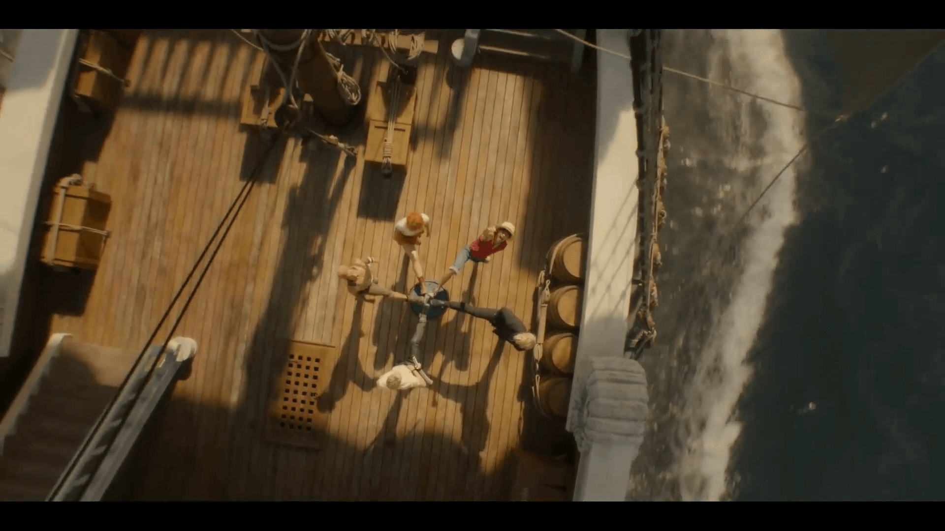 넷플릭스 드라마 '원피스' 시즌1 8화 - 그랜드 라인으로 향하는 밀짚모자 해적단