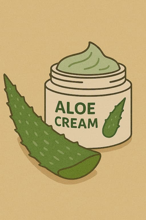 알로에 성분 진정케어 제품