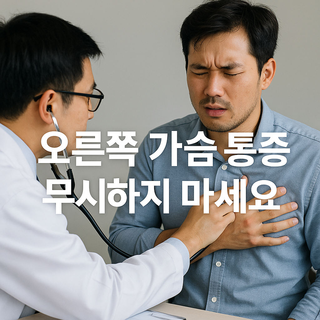혹시 오른쪽 갈비뼈 통증이 있나요