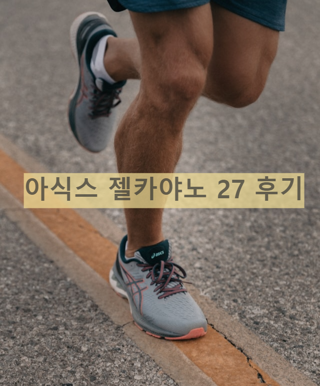 아식스 젤카야노 후기