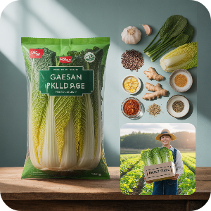 괴산 절임배추 10kg 몇 포기? 양념 레시피&middot;비율 이미지 