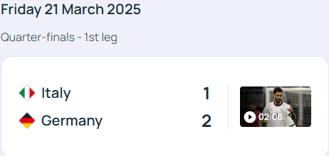 독일 프랑스 축구 UEFA 네이션스리그 3-4위전