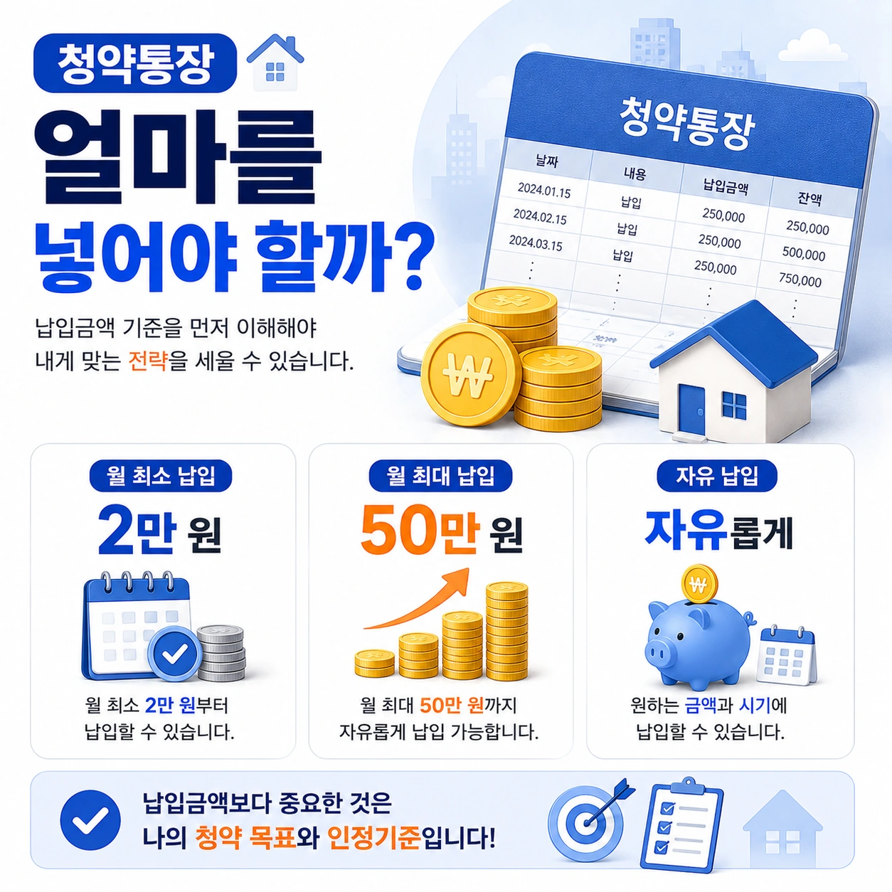 청약통장-납입금액-기준
