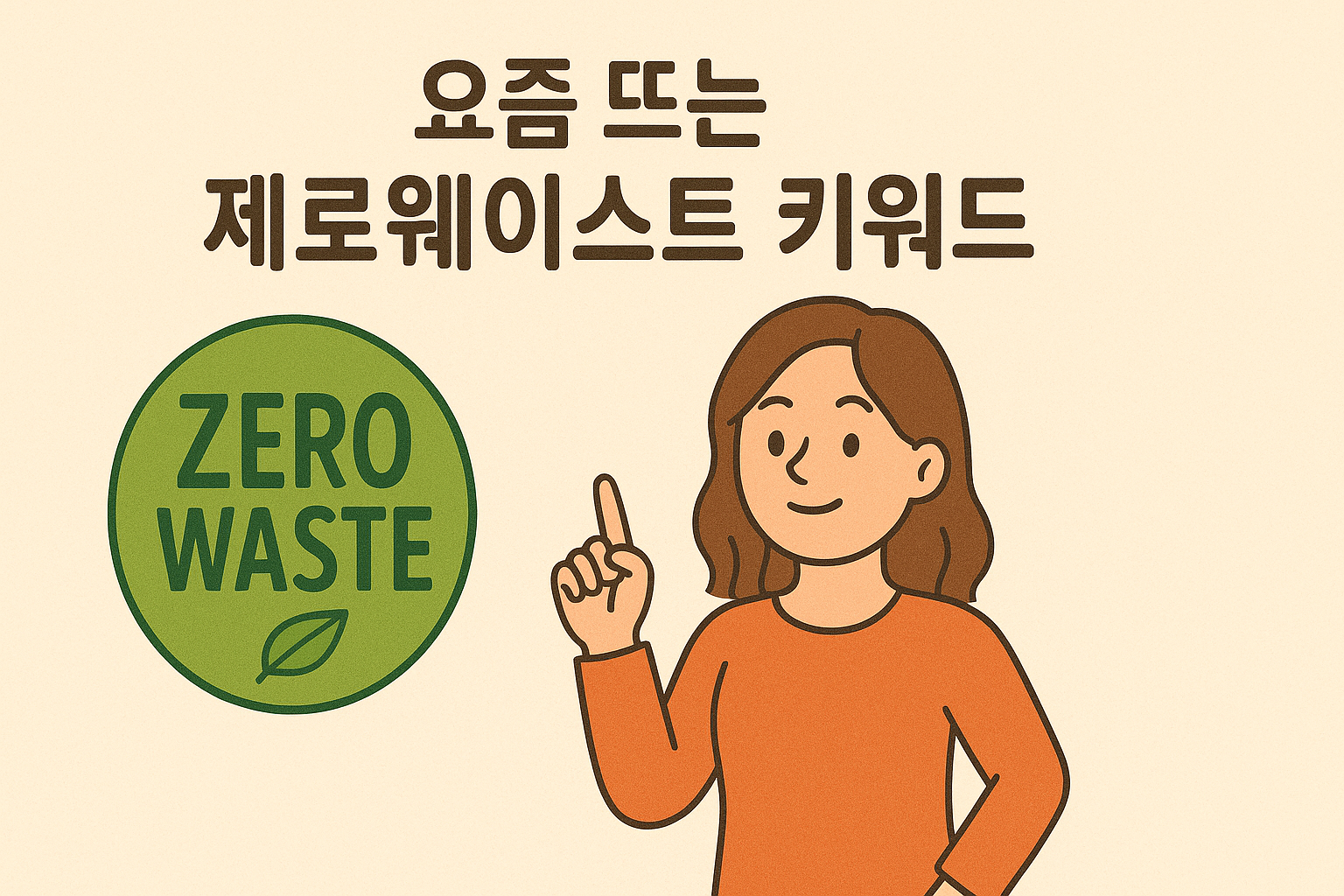 요즘 뜨는 제로웨이스트 키워드