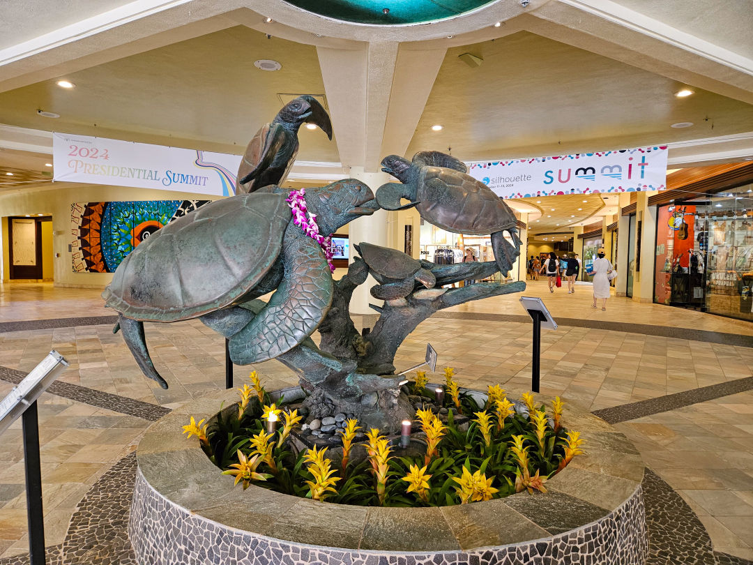 하와이 쉐라톤 와이키키 입구