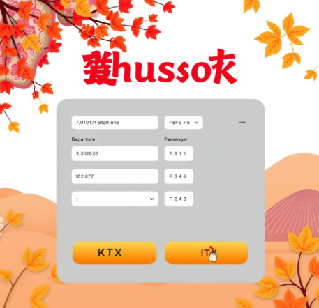 추석기차표예매 그림