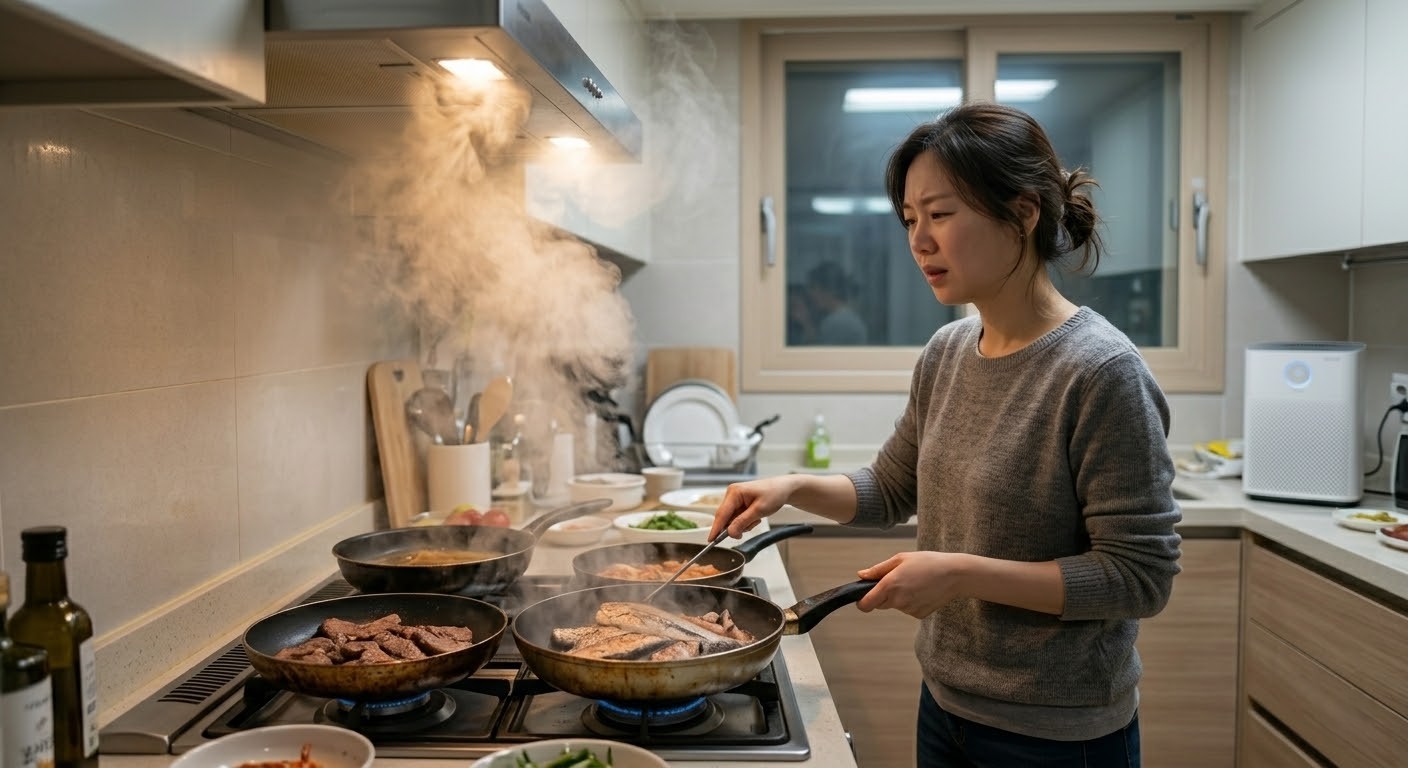 [미세먼지 반전] 숨은 독소, 피부 노화, 환기 골든타임, 그리고 호흡 디톡스
