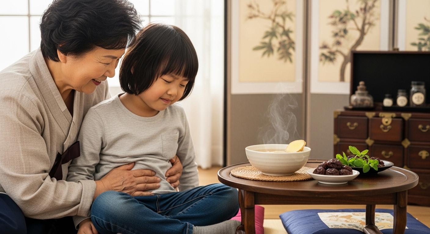 배가 아프거나 속이 좋지 않을 때의 민간요법