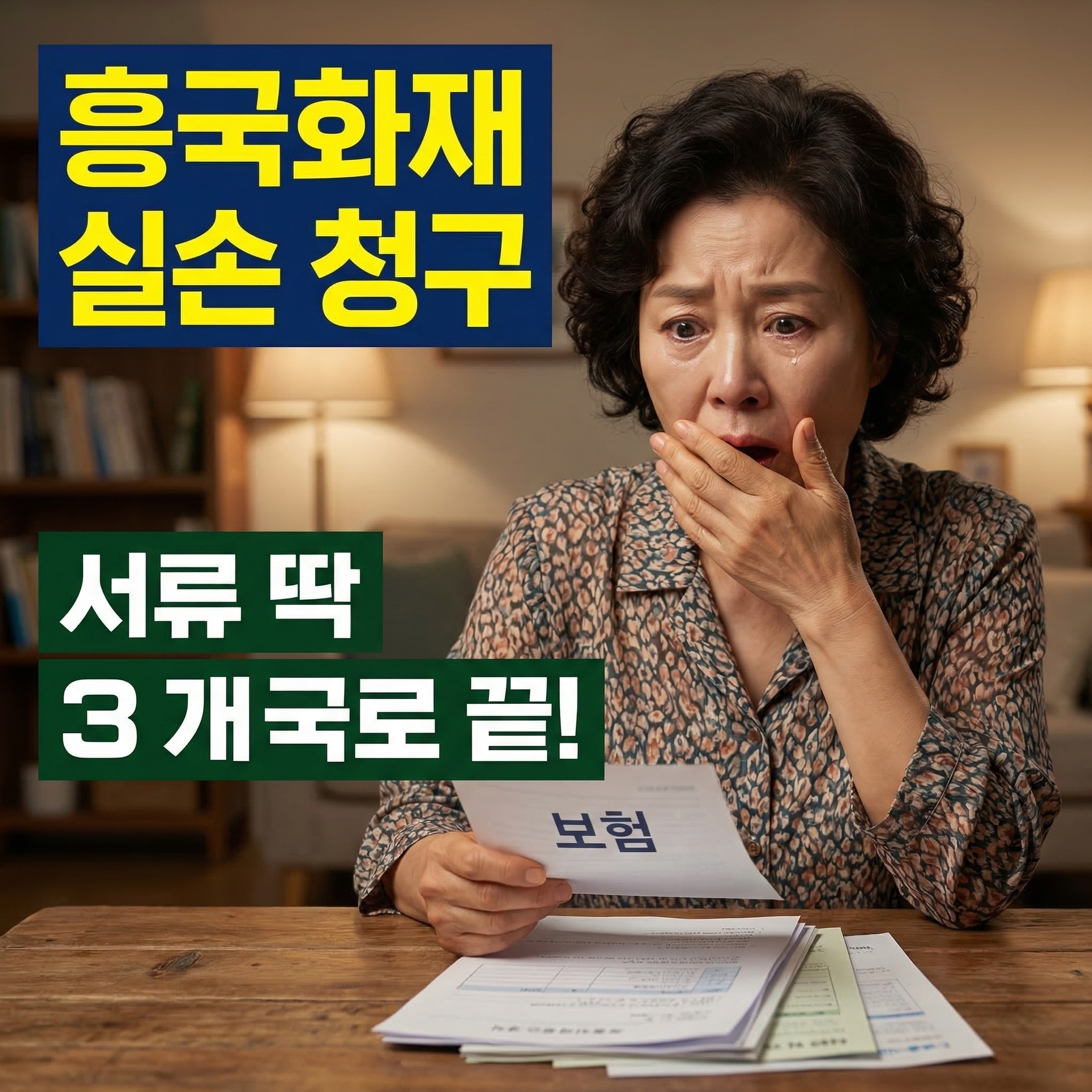 흥극화재 실손보험 청구 서류 알아보기