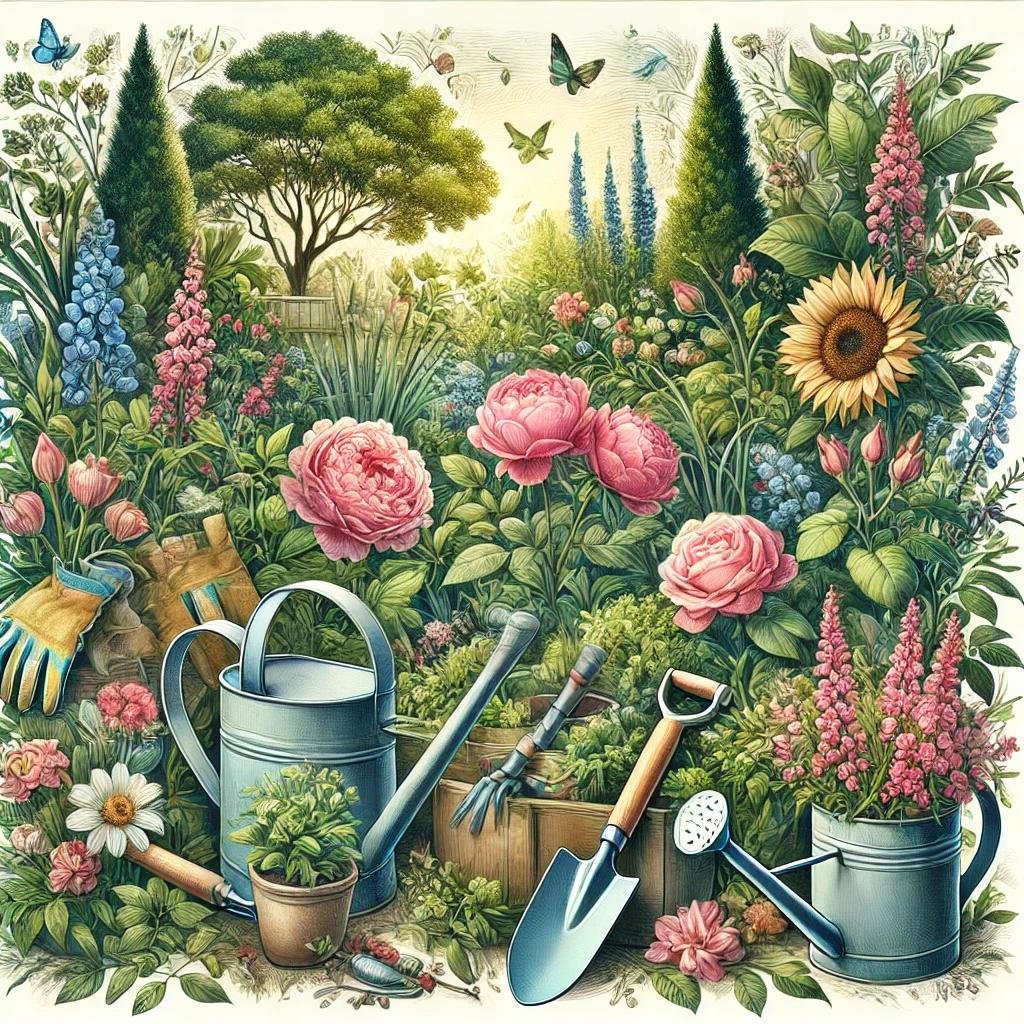 가드닝 일러스트