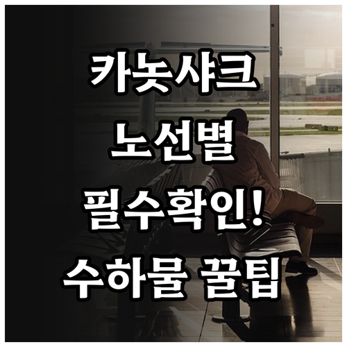 카놋샤크 항공 수하물 규정 노선별 차..