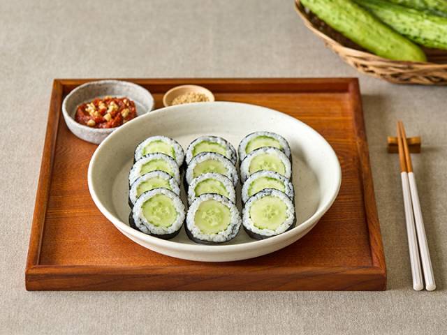 통오이김밥 레시피 만들기 칼로리 최화정 편의점