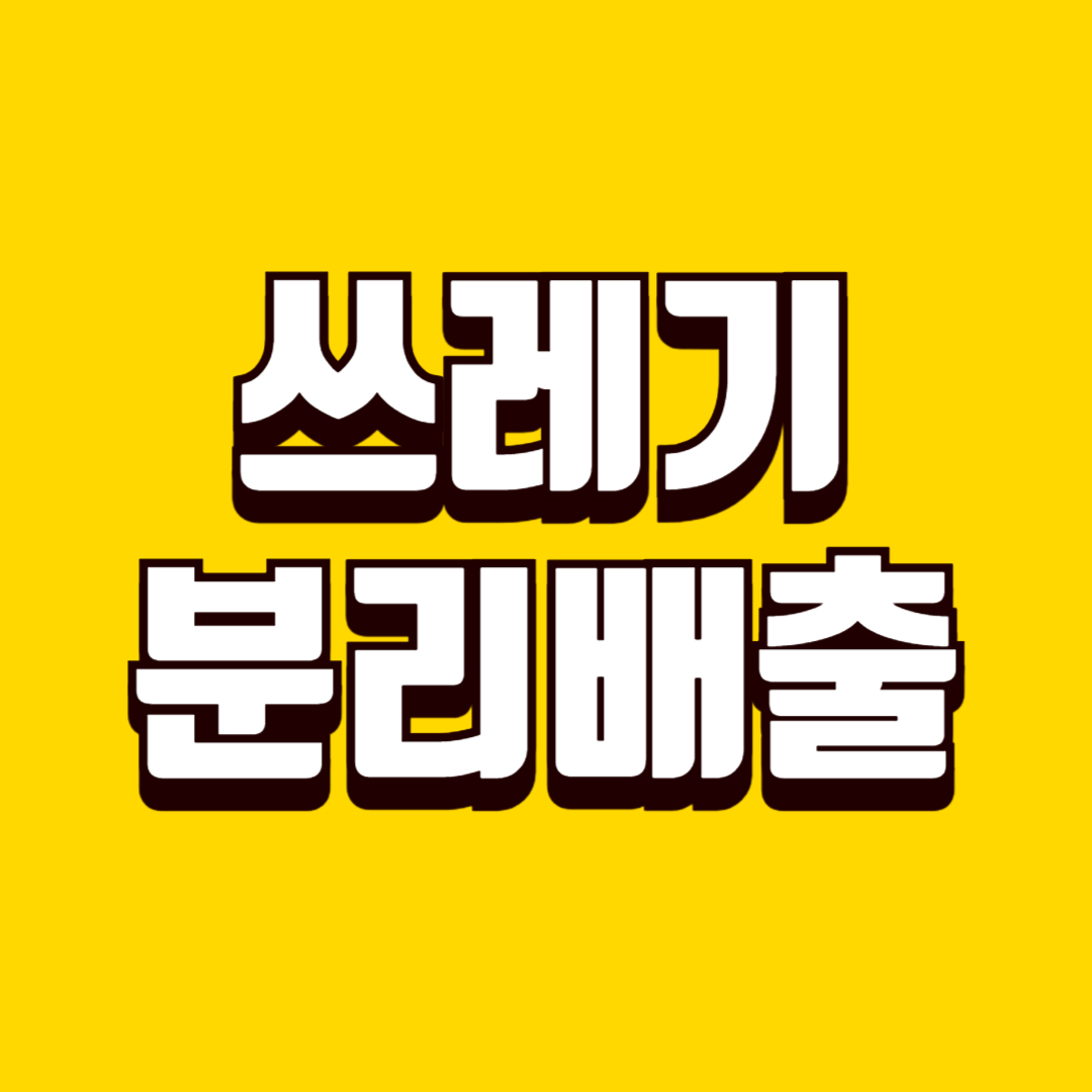 쓰레기 분리배출 기준, 지역별 혼란 줄이는 판단 기준