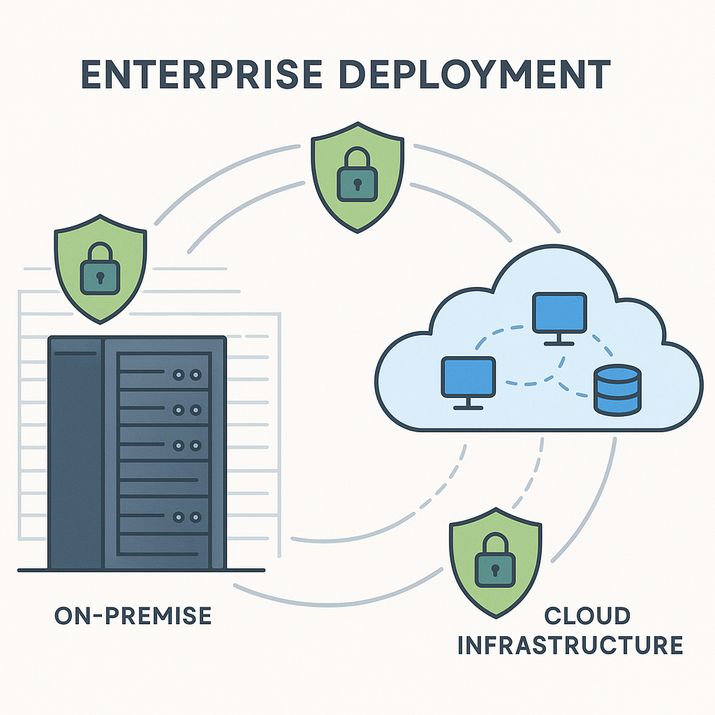 Mistral AI 기업 배포 솔루션 구조도