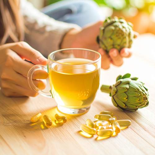 잎을 우린 차는 소화 개선, 간 해독, 숙취 완화에 도움