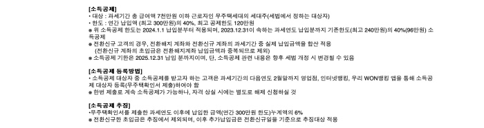 소득 공제 혜택