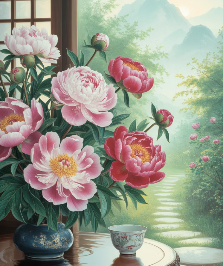 '꽃의 왕', 부귀영화를 상징하다