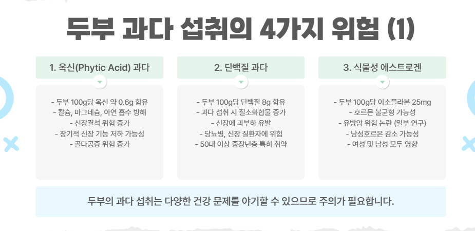 두부 과다 섭취의 4가지 위험 (1)