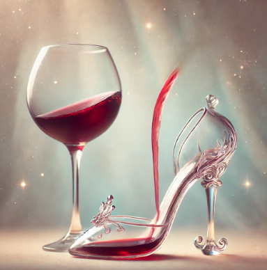 유리구두와 와인잔