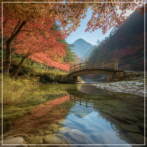  2025년 단풍 절정 시기 &ndash; 호남&middot;제주권 단풍 명소 가상 이미지 