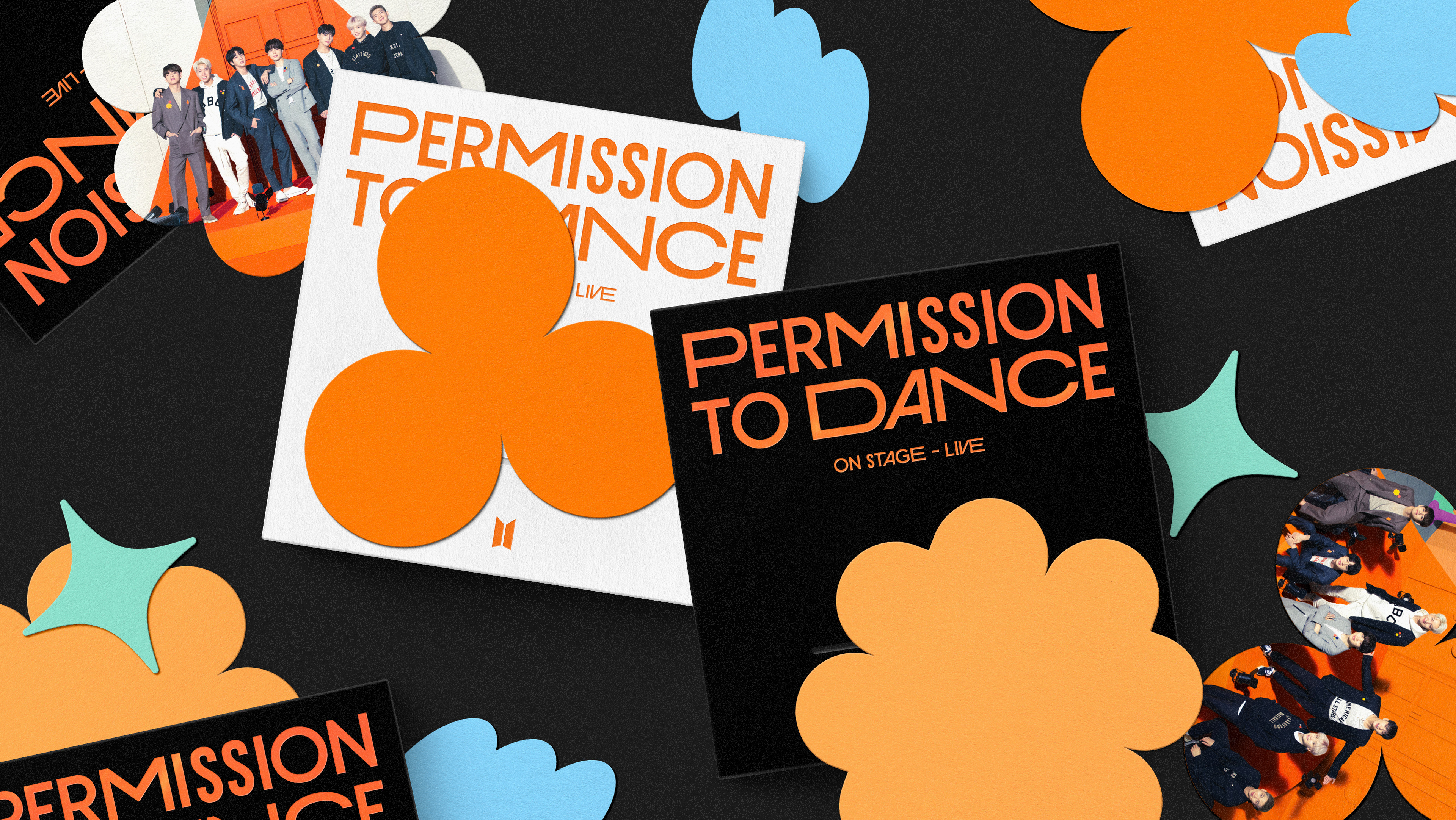 방탄소년단 BTS Permission to Dance on Stage Live 앨범 표지