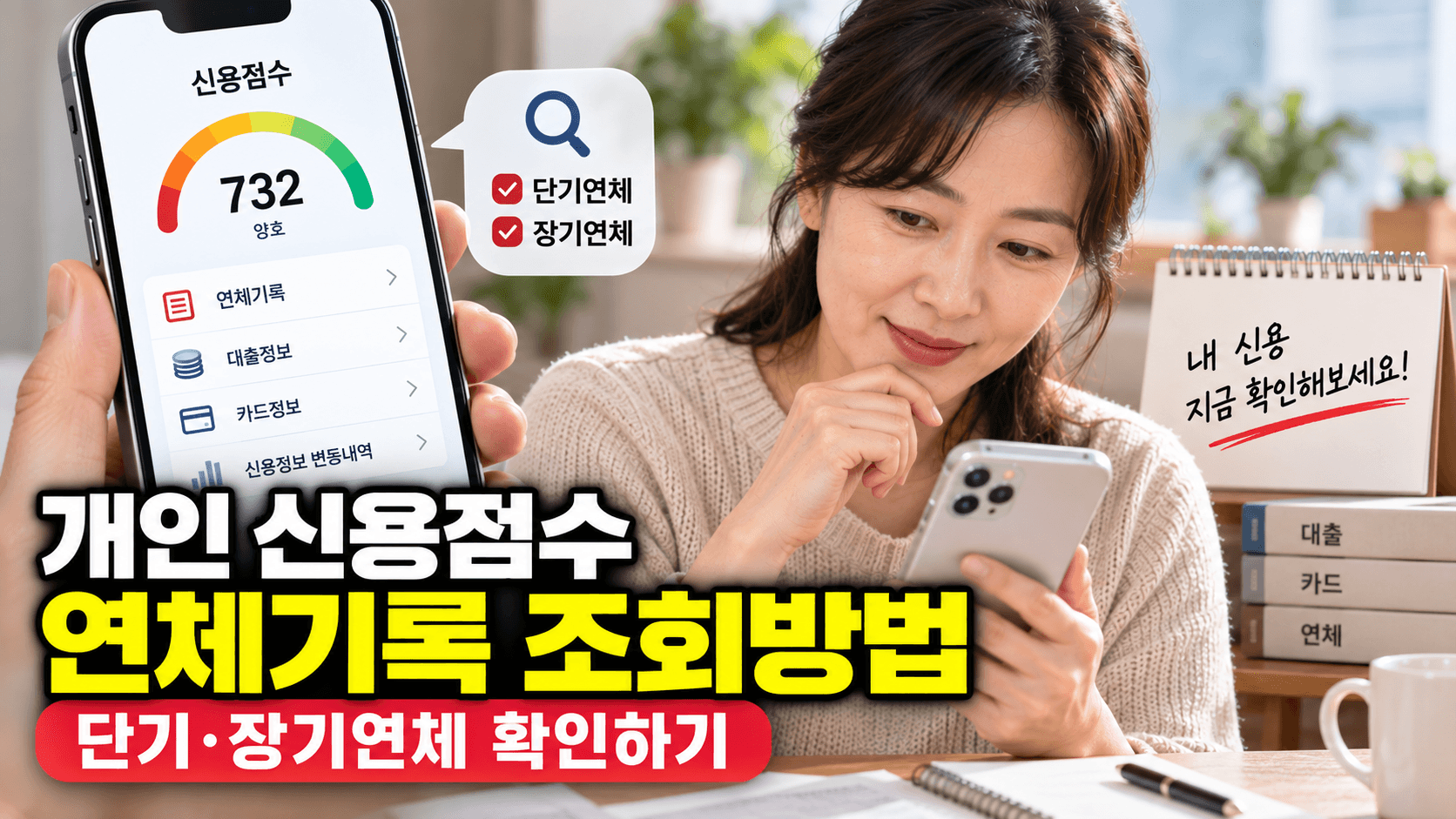 개인 신용점수 연체기록 조회방법｜단기&middot;장기연체 확인하기