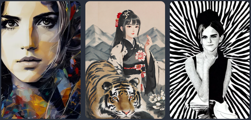 Stable Diffusion으로 생성할 수 있는 이미지 - 예술적 이미지