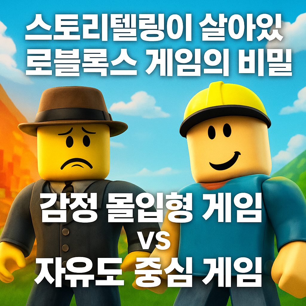 스토리텔링이 살아있는 로블록스 게임의 비밀