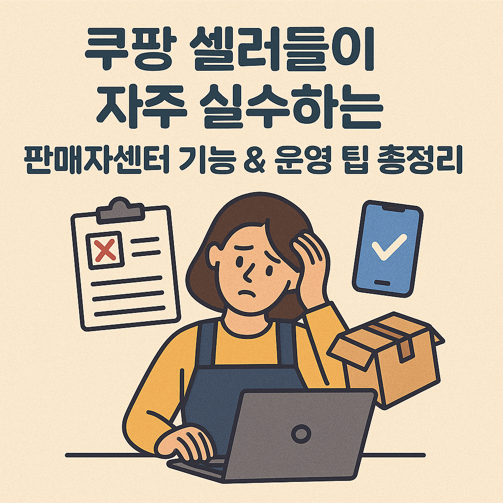 쿠팡 판매자센터