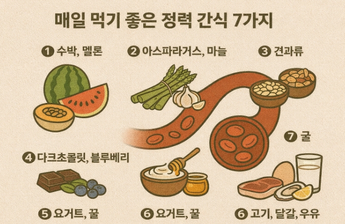 매일 먹기 좋은 정력 간식 7가지