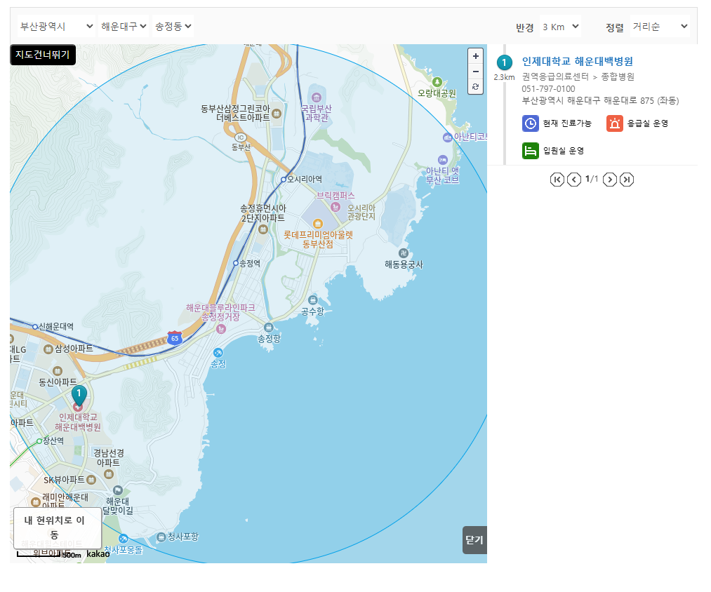 2024년 추석 명절 응급실 찾기