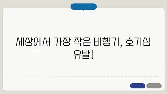 최소 비행기의 측면 그림