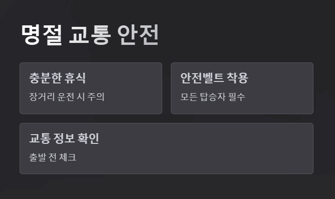 설날 병원 약국 현황