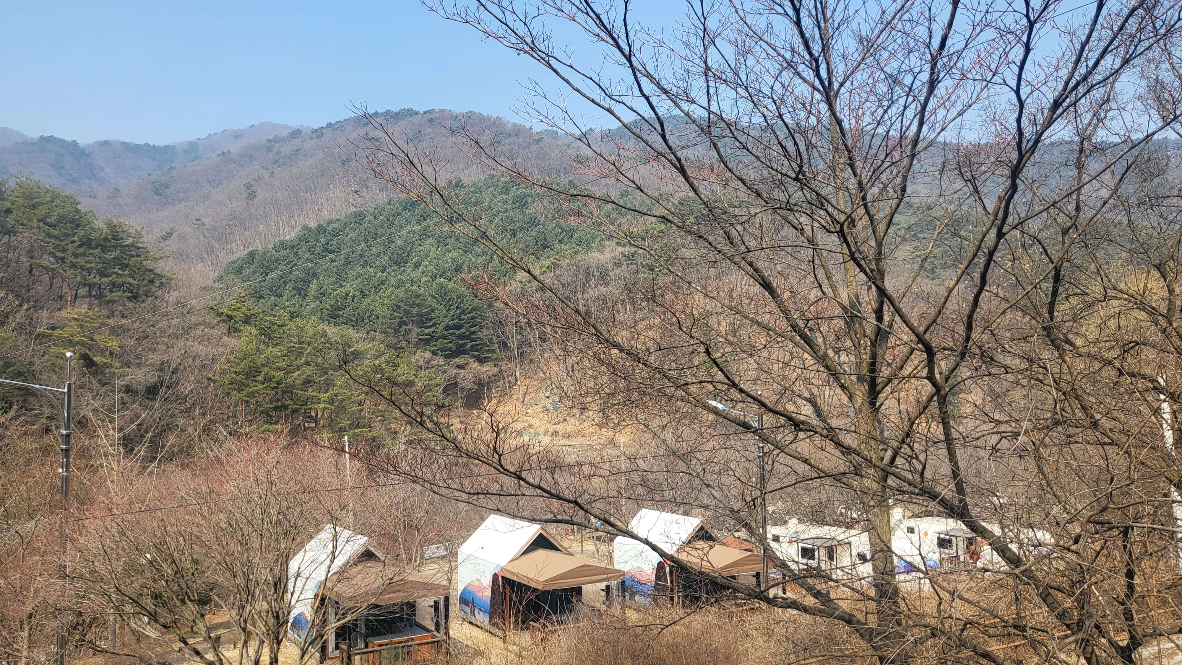 치악산국립공원 캠핑장 구룡야영장 카라반