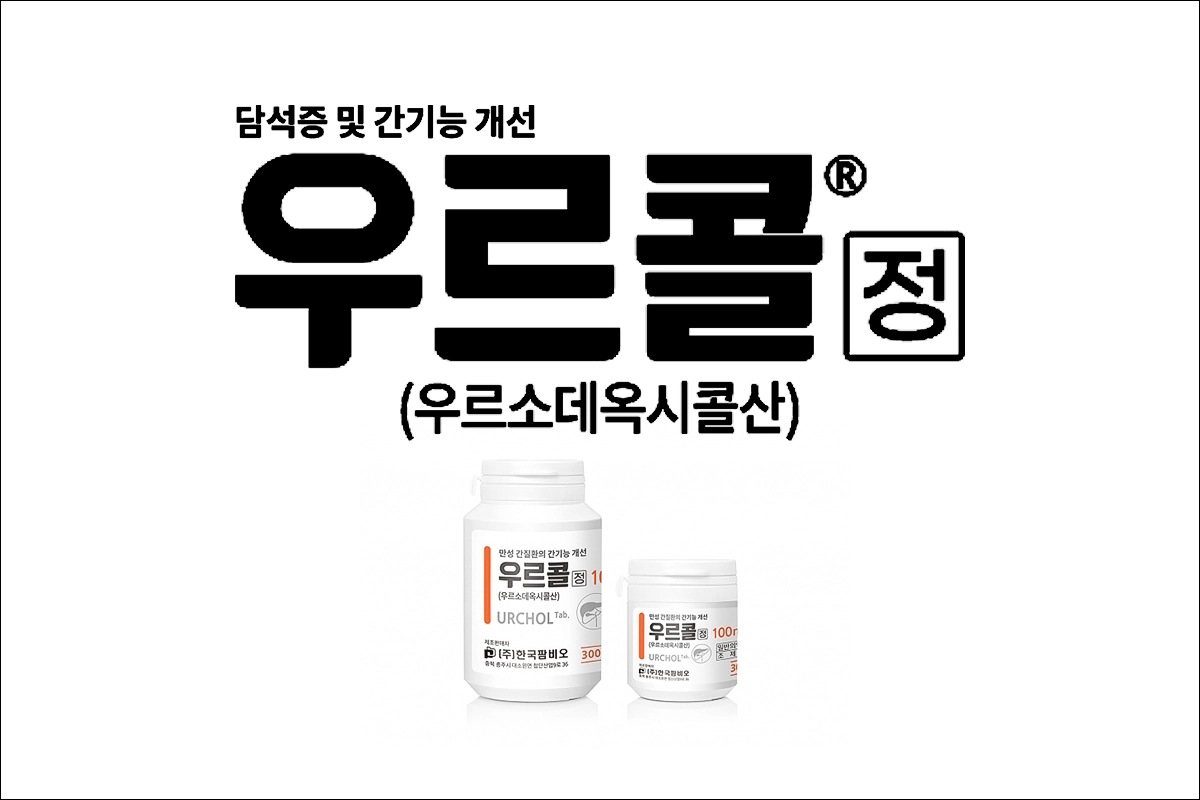 우르콜정 100mg 200mg 우르소데옥시콜산 담석증 간기능 개선제 소화불량 치료 C형간염 이담제 간경화증