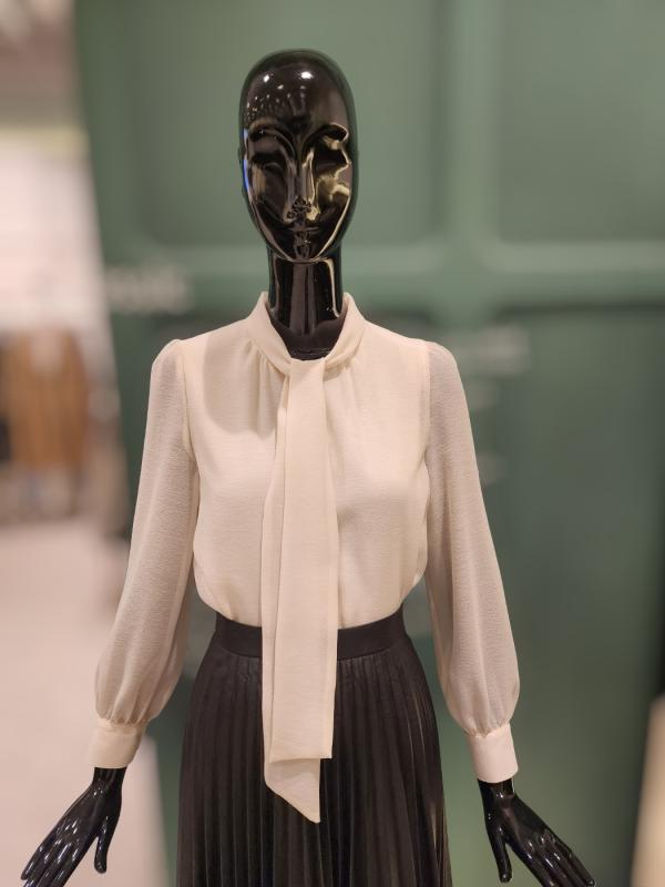 ZOOC 리본타이 쉬폰 블라우스 V231MSC914