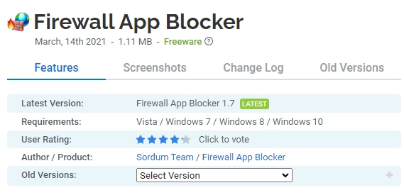 Firewall-App-Blocker