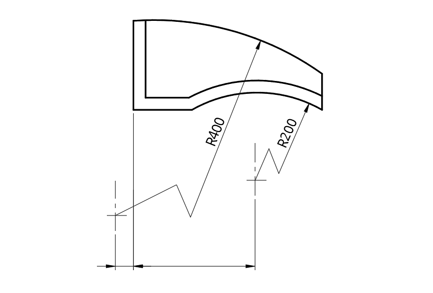 큰-원-호의-반지름의-치수-기입